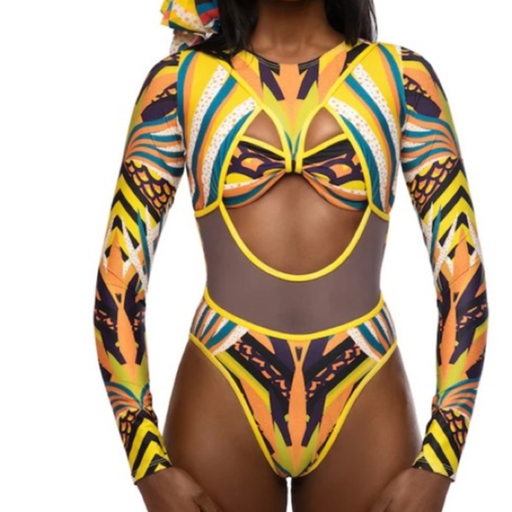 BFYNE Swimsuit Long Sleeved